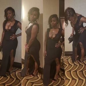 Black Formal dress Woman House of Celeb Boutique